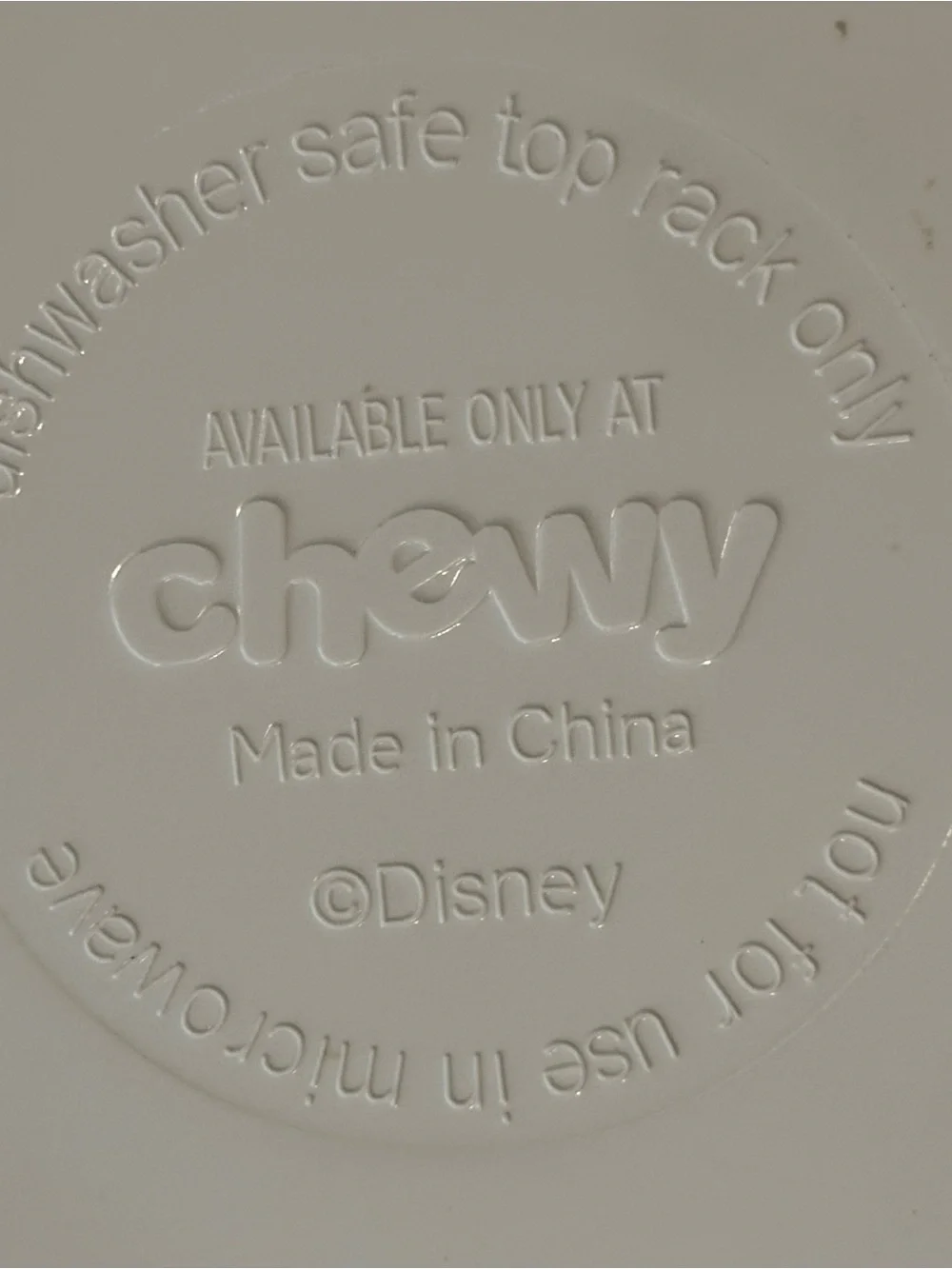 Disney Chewy Mickey Mouse Lemon Double Dog Cat Feeding Good Bowl Melamine